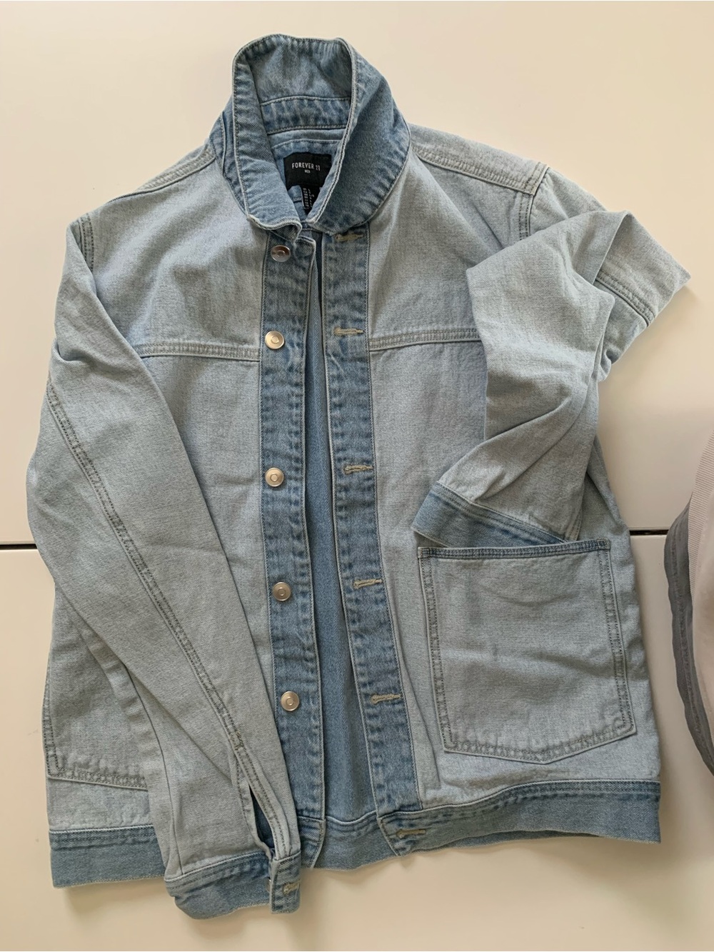 #1 Forever 21 Light Blue Denim Jacket